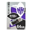 Флеш-накопичувач USB 64GB Hi-Rali Corsair Series Black (HI-64GBCORBK) - 2